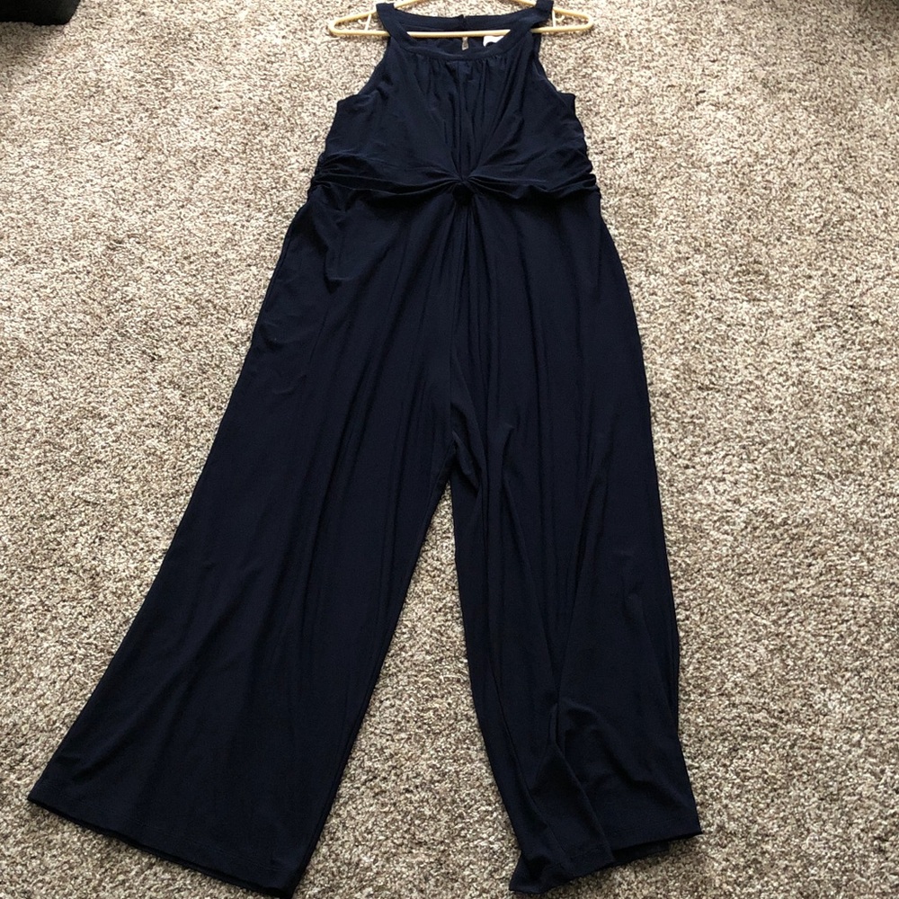 Emma & Michele Dark Blue Jumpsuit